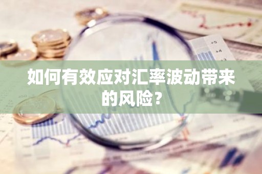 如何有效应对汇率波动带来的风险？