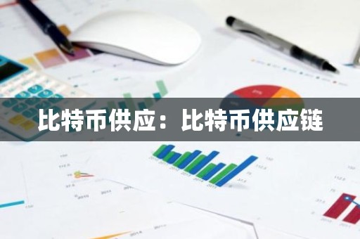 比特币供应：比特币供应链