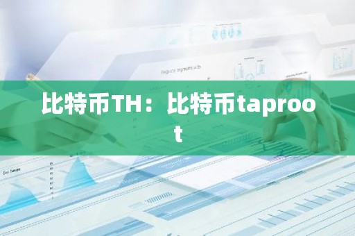 比特币TH：比特币taproot
