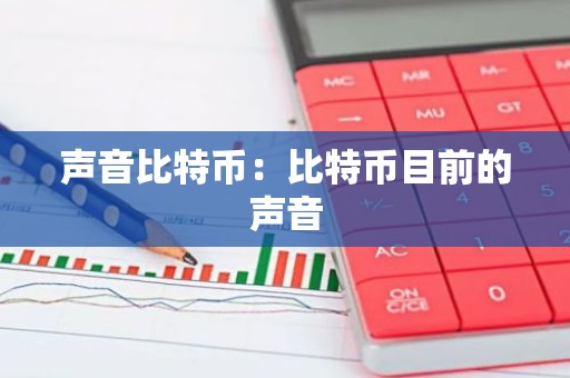 声音比特币：比特币目前的声音