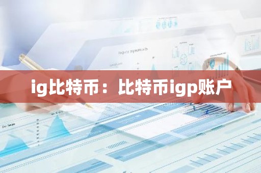 ig比特币：比特币igp账户