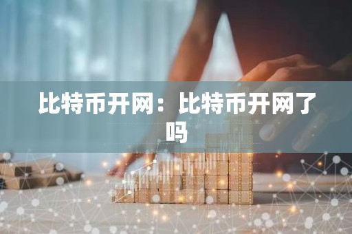 比特币开网：比特币开网了吗