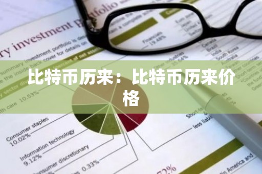 比特币历来：比特币历来价格