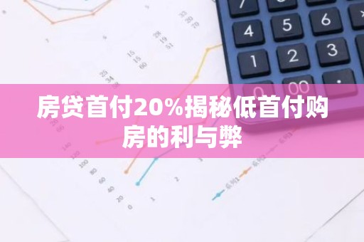 房贷首付20%揭秘低首付购房的利与弊