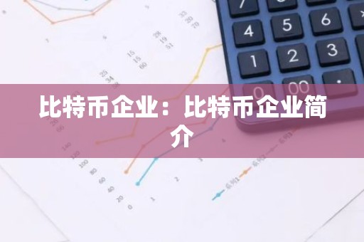 比特币企业：比特币企业简介