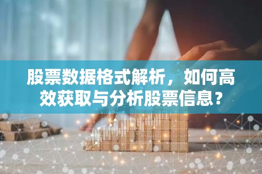 股票数据格式解析，如何高效获取与分析股票信息？