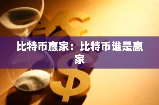 比特币赢家：比特币谁是赢家