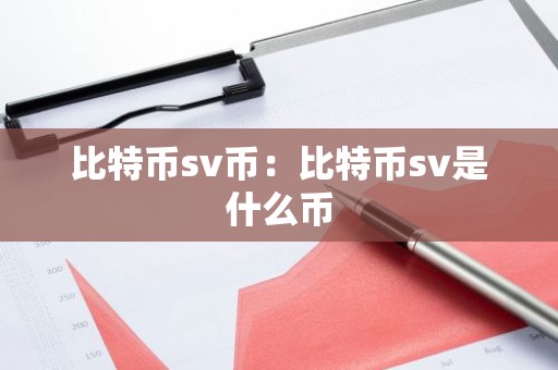 比特币sv币：比特币sv是什么币