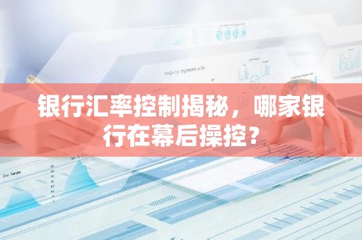 银行汇率控制揭秘，哪家银行在幕后操控？