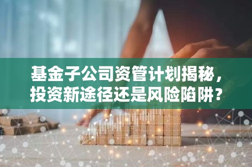 基金子公司资管计划揭秘，投资新途径还是风险陷阱？