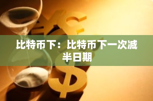 比特币下：比特币下一次减半日期