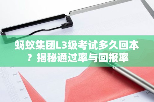 蚂蚁集团L3级考试多久回本？揭秘通过率与回报率