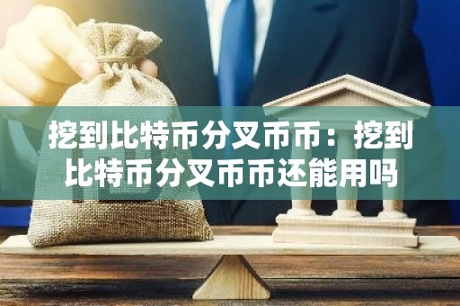 挖到比特币分叉币币：挖到比特币分叉币币还能用吗