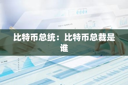比特币总统：比特币总裁是谁