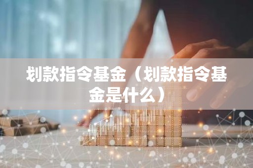 划款指令基金（划款指令基金是什么）