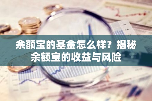 余额宝的基金怎么样？揭秘余额宝的收益与风险