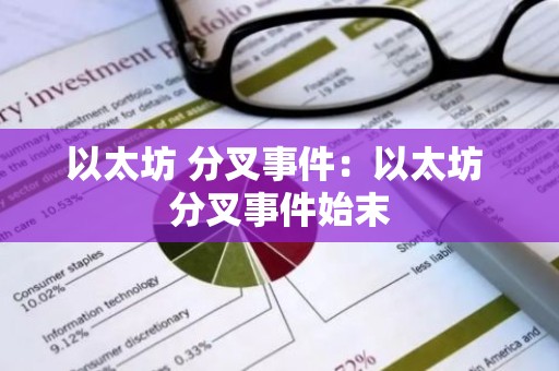 以太坊 分叉事件：以太坊 分叉事件始末