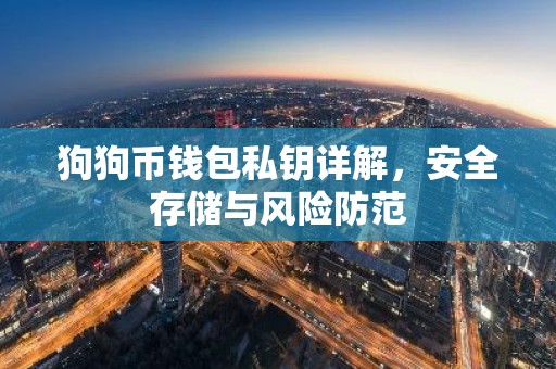 狗狗币钱包私钥详解，安全存储与风险防范