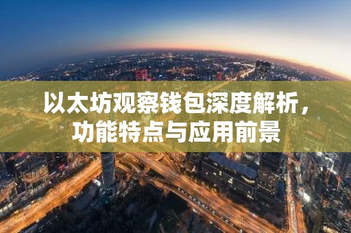 以太坊观察钱包深度解析，功能特点与应用前景