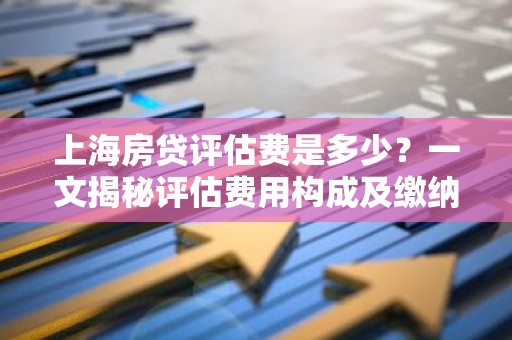 上海房贷评估费是多少？一文揭秘评估费用构成及缴纳指南