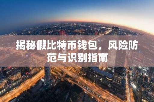 揭秘假比特币钱包，风险防范与识别指南