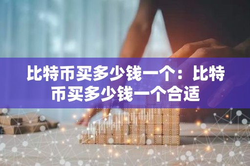 比特币买多少钱一个：比特币买多少钱一个合适