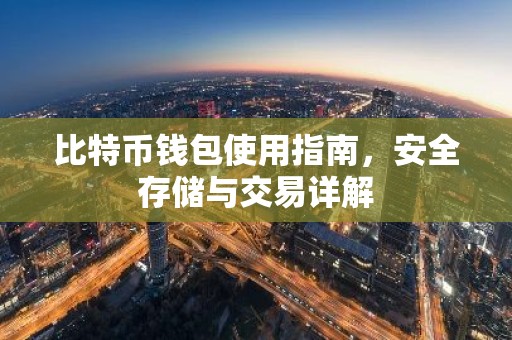 比特币钱包使用指南，安全存储与交易详解