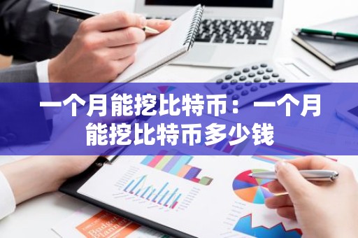 一个月能挖比特币：一个月能挖比特币多少钱
