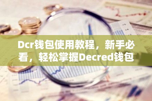 Dcr钱包使用教程，新手必看，轻松掌握Decred钱包操作