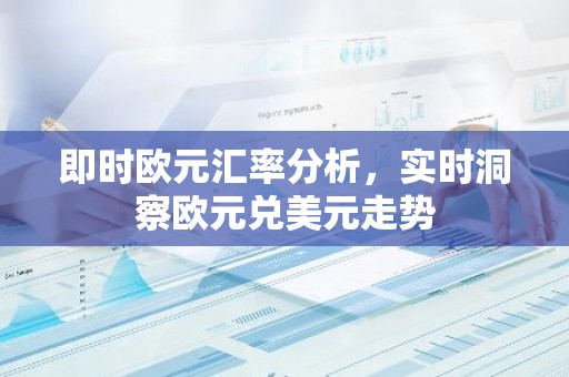 即时欧元汇率分析，实时洞察欧元兑美元走势