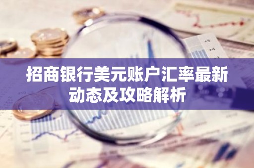 招商银行美元账户汇率最新动态及攻略解析
