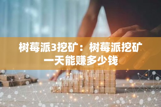 树莓派3挖矿：树莓派挖矿一天能赚多少钱