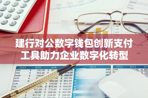 建行对公数字钱包创新支付工具助力企业数字化转型