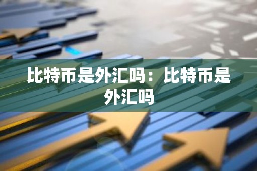 比特币是外汇吗：比特币是外汇吗