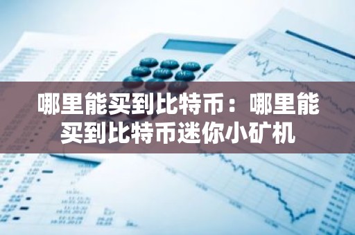 哪里能买到比特币：哪里能买到比特币迷你小矿机