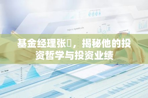 基金经理张弢，揭秘他的投资哲学与投资业绩