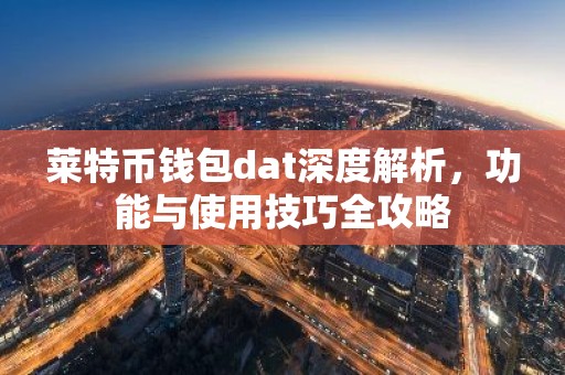 莱特币钱包dat深度解析，功能与使用技巧全攻略