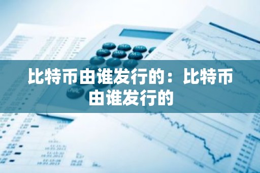 比特币由谁发行的：比特币由谁发行的