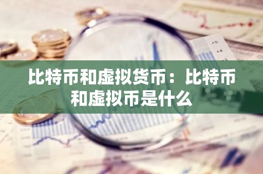 比特币和虚拟货币：比特币和虚拟币是什么