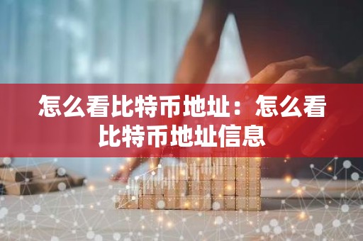 怎么看比特币地址：怎么看比特币地址信息