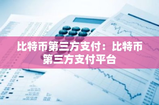 比特币第三方支付：比特币第三方支付平台