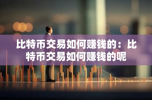 比特币交易如何赚钱的：比特币交易如何赚钱的呢