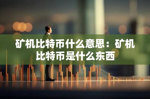 矿机比特币什么意思：矿机比特币是什么东西