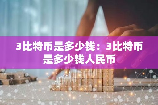 3比特币是多少钱：3比特币是多少钱人民币