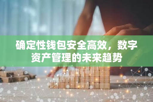 确定性钱包安全高效，数字资产管理的未来趋势