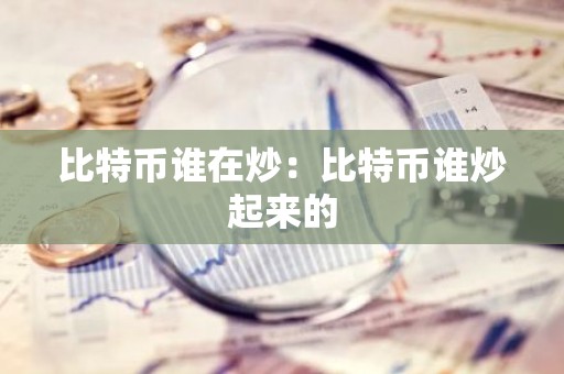 比特币谁在炒：比特币谁炒起来的