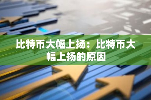 比特币大幅上扬：比特币大幅上扬的原因