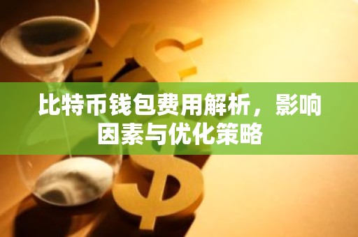 比特币钱包费用解析，影响因素与优化策略