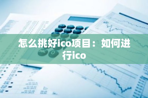 怎么挑好ico项目：如何进行ico