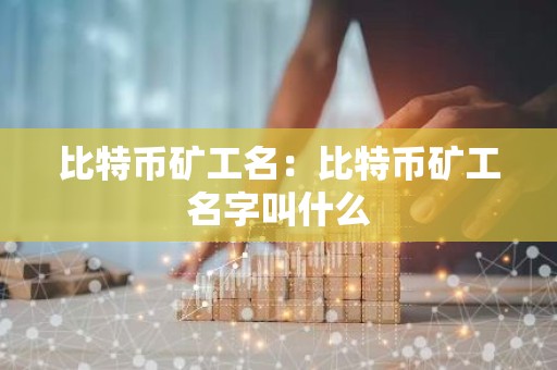 比特币矿工名：比特币矿工名字叫什么